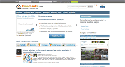 Desktop Screenshot of cincolinks.com